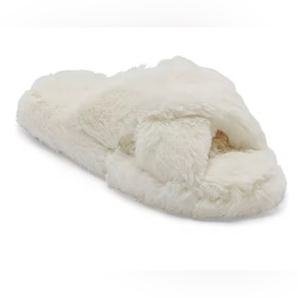 Fluffy soled slippers